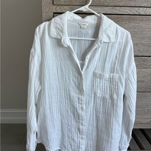Aeropostale Gauze Button Up Shirt